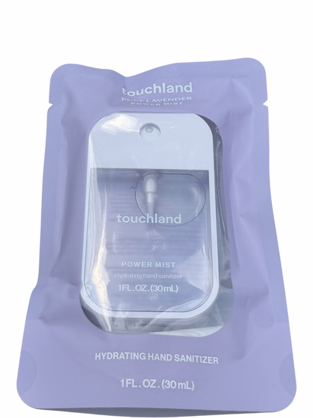 Touchland Power Mist Hydrating Hand Sanitizer | Pure Lavender | 1 fl oz (30 mL)